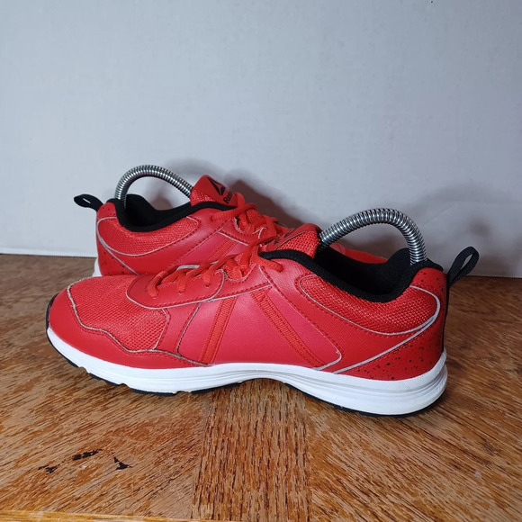 Reebok Almotion 4.0 Running Shoes Red Kids Size 6 (95 Box 12) - Picture 4 of 9
